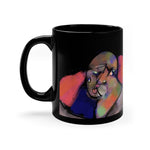 Cat Person - Black Coffee Mug, 11oz
