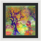 Blue Tree - Framed Print