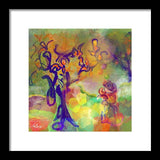 Blue Tree - Framed Print