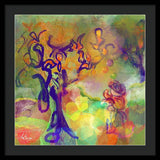 Blue Tree - Framed Print