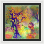 Blue Tree - Framed Print