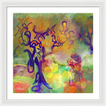 Blue Tree - Framed Print