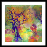 Blue Tree - Framed Print