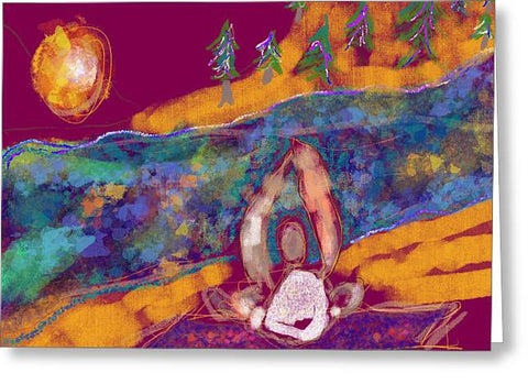 Yoga - Greeting Card