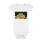 Flower Cat - Baby Short Sleeve Onesie®