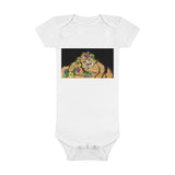 Flower Cat - Baby Short Sleeve Onesie®