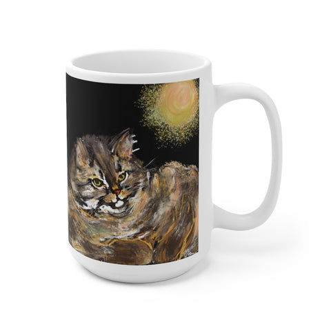 Sun Cat - Ceramic Mug 15oz