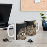 Sun Cat Ceramic Mug 11oz