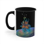 Butterfly in Space - Accent Coffee Mug, 11oz