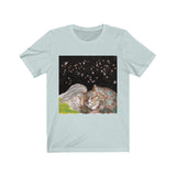 Cat and Man - Unisex Jersey Short Sleeve Tee