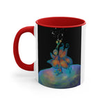 Butterfly in Space - Accent Coffee Mug, 11oz