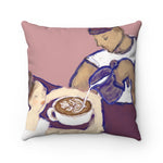 Barista Love - Spun Polyester Square Pillow