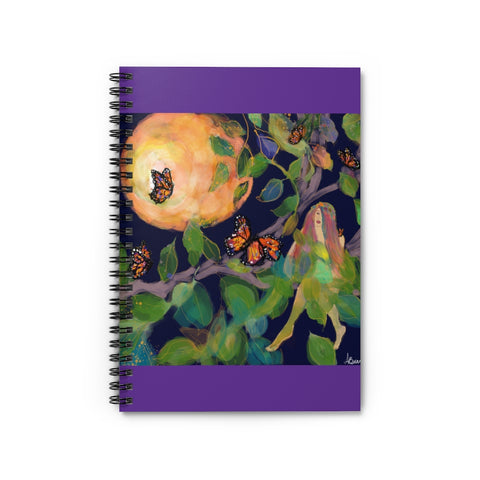 Midnight Butterfly - Spiral Notebook