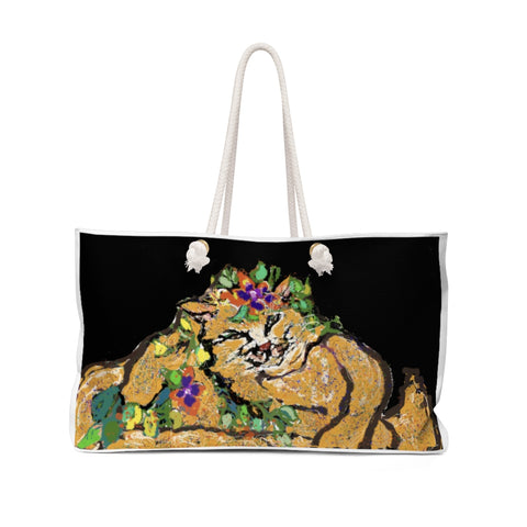 Flower Cat - Weekender Bag
