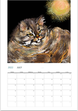 Color By Fire 2022 Wall Calendar - Art by Amanda Burr