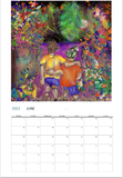 Color By Fire 2022 Wall Calendar - Art by Amanda Burr