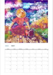 Color By Fire 2022 Wall Calendar - Art by Amanda Burr