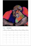 Color By Fire 2022 Wall Calendar - Art by Amanda Burr