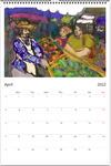 NEW Color By Fire 2022 Wall Calendar - Art by Amanda Burr