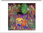 NEW Color By Fire 2022 Wall Calendar Deluxe - Art by Amanda Burr