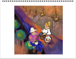 NEW Color By Fire 2022 Wall Calendar Deluxe - Art by Amanda Burr