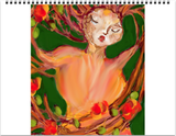 NEW Color By Fire 2022 Wall Calendar Deluxe - Art by Amanda Burr