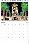 NEW Color By Fire 2022 Wall Calendar - Art by Amanda Burr