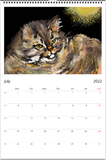 NEW Color By Fire 2022 Wall Calendar - Art by Amanda Burr