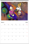 NEW Color By Fire 2022 Wall Calendar - Art by Amanda Burr