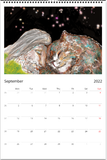 NEW Color By Fire 2022 Wall Calendar - Art by Amanda Burr