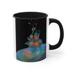 Butterfly in Space - Accent Coffee Mug, 11oz