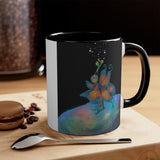 Butterfly in Space - Accent Coffee Mug, 11oz