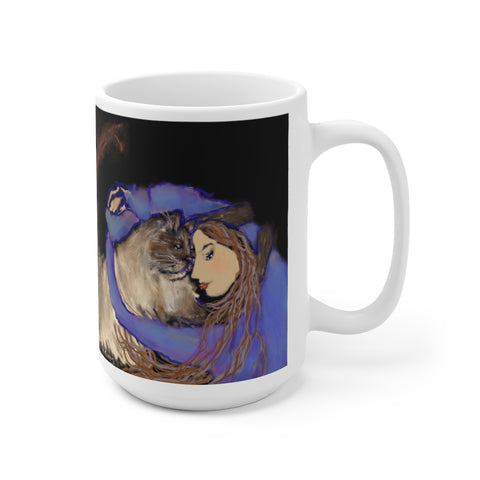 Cat Love - Ceramic Mug 15oz