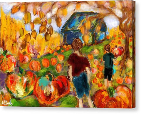 Pumpkin Love - Canvas Print