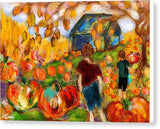 Pumpkin Love - Canvas Print