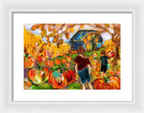 Pumpkin Love - Framed Print