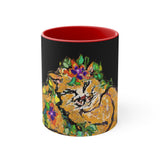 Flower Cat - 11oz Accent Mug