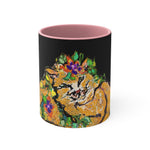 Flower Cat - 11oz Accent Mug