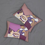 Barista Love - Spun Polyester Lumbar Pillow