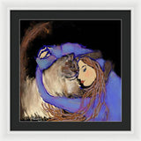 Cat Love - Framed Print