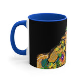 Flower Cat - 11oz Accent Mug