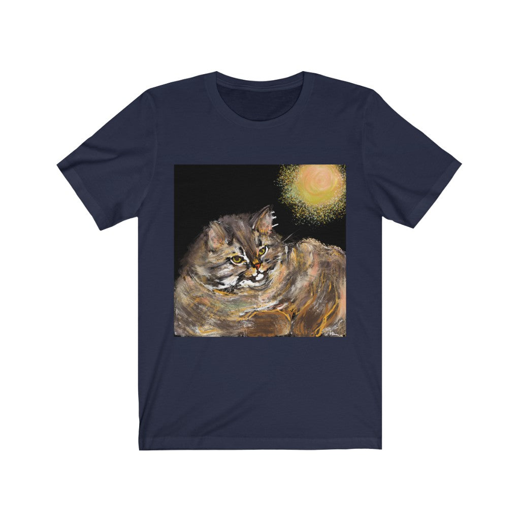 [CPGN STUDIO]★25SS★CAT'S EYE PIGMENT SHORT SLEEVE TEE Womens Black Cat Eyes Short-Sleeve T-Shirt - Small at Amazon