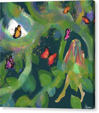 Colorful Butterflies - Canvas Print