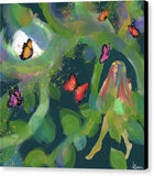 Colorful Butterflies - Canvas Print