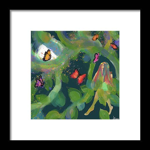 Colorful Butterflies - Framed Print