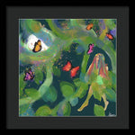 Colorful Butterflies - Framed Print
