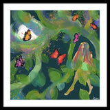 Colorful Butterflies - Framed Print