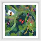 Colorful Butterflies - Framed Print