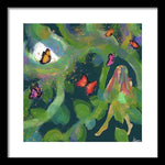 Colorful Butterflies - Framed Print