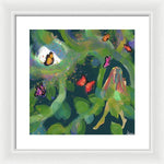 Colorful Butterflies - Framed Print